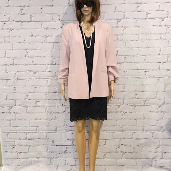 NWT!! DKNY, Stunning black short sleeve lace sheath dress - Picture 15 of 16